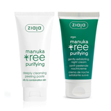 Ziaja Manuka Tree – Crème de Nuit 50 ml + Pâte Exfoliante et Purifiante 75 ml Offerte