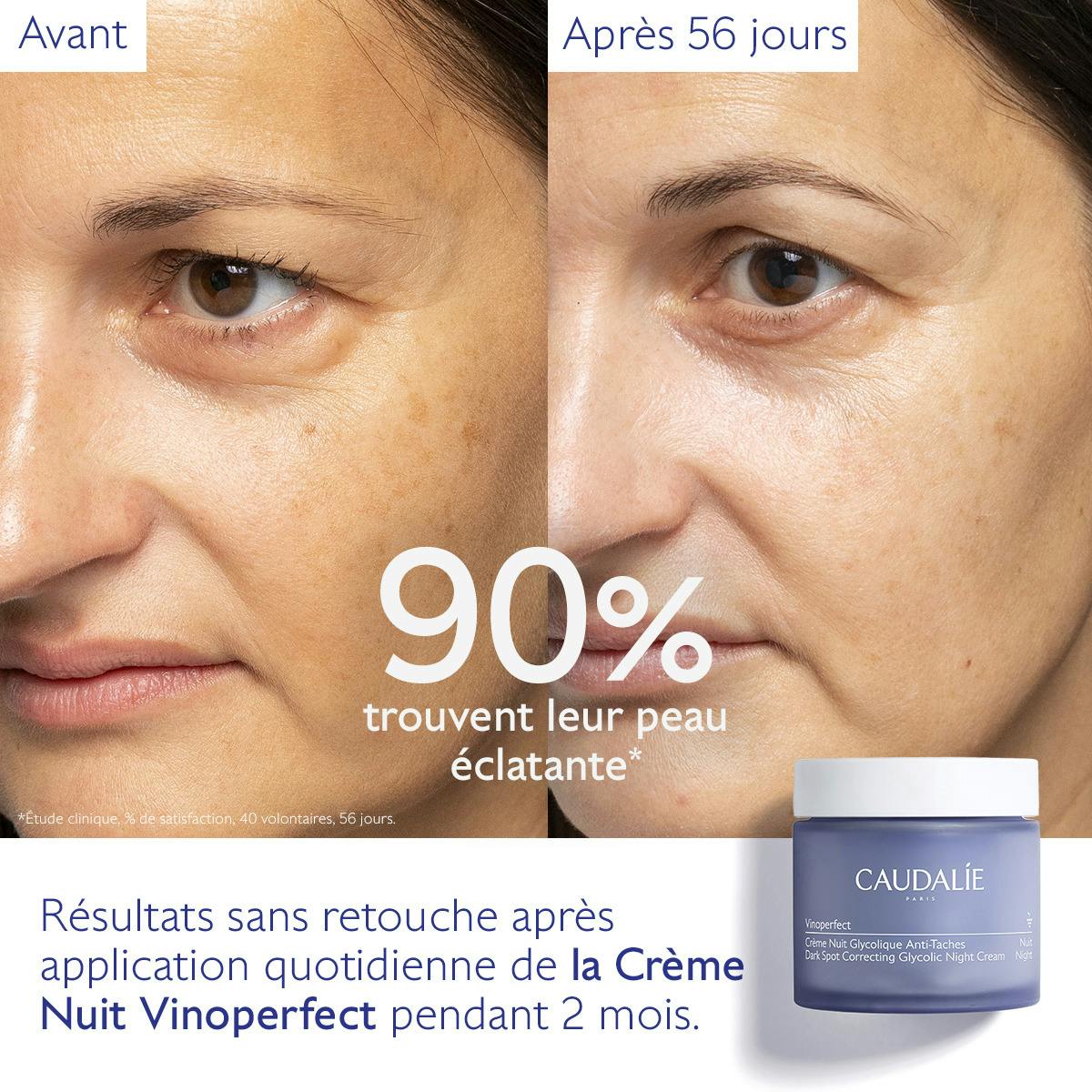 Caudalie Vinoperfect Crème Nuit Glycolique Anti-Taches 50ml