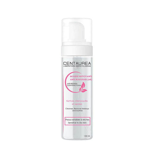 CENTAUREA Mousse Nettoyante Anti-Rougeurs – 150 ml
