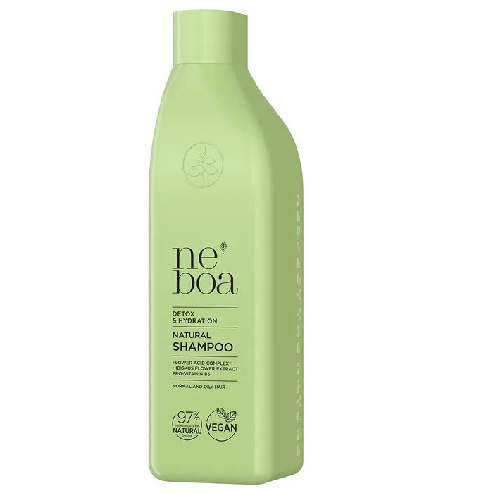 NEBOA Detox & Hydration – Shampooing Naturel Purifiant & Hydratant – 300 ml