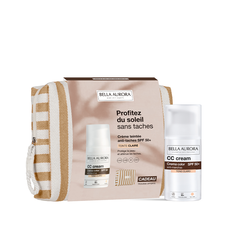 Bella Aurora CC Cream Clair SPF 50+ 30ml + Trousse Offerte