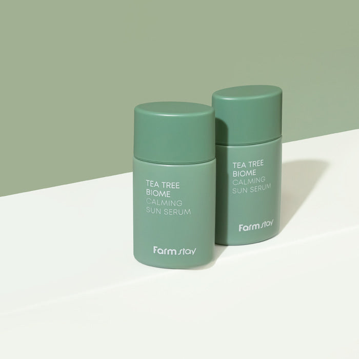 Farmstay Tea Tree Biome Calming Sun Serum SPF 45 PA++ – 50 ml