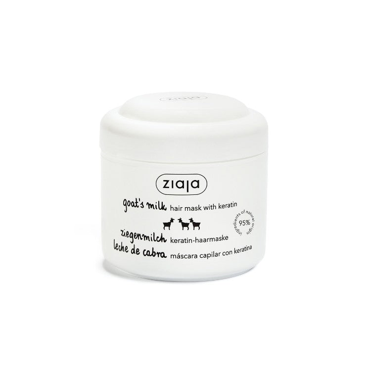 Ziaja Goats Milk à la Kératine – Shampoing 400 ml + Masque 200ml + Conditionner 200 Offert