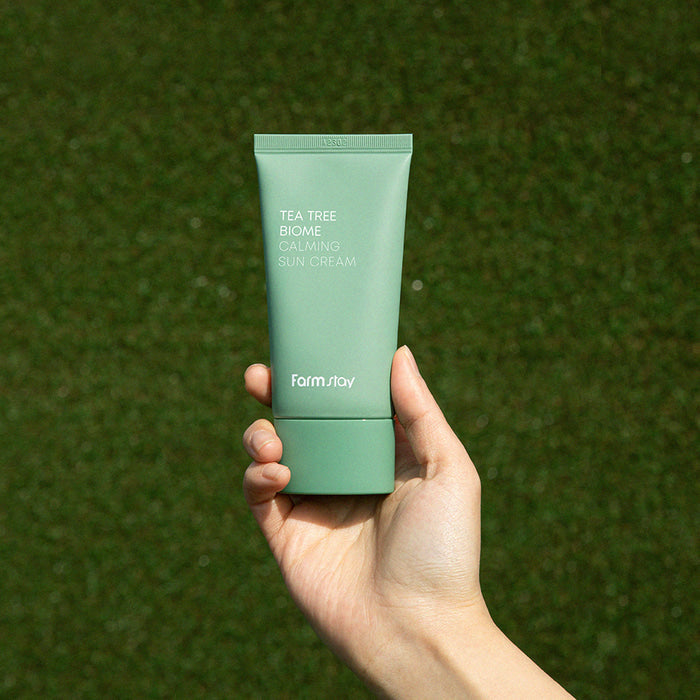 Farmstay Tea Tree Biome Calming Sun Cream SPF50+ / PA++++ – 50 g