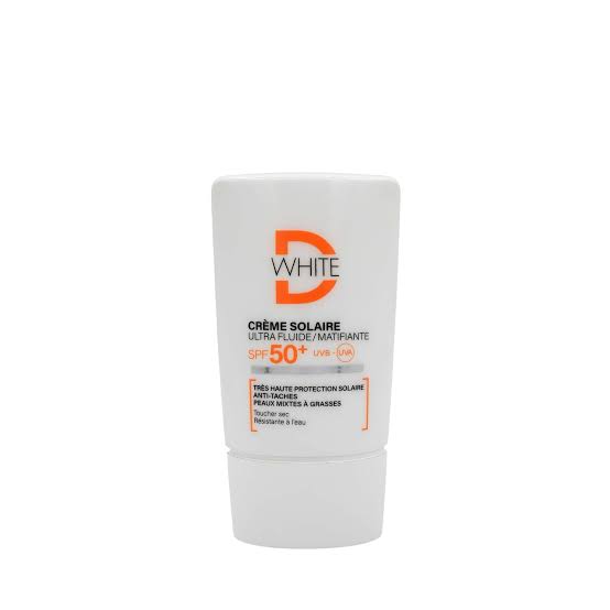 DWHITE Crème Solaire Matifiante SPF50+ 40ML
