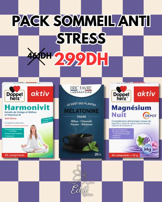 Pack Sommeil Anti-Stress – Apaiser, détendre, mieux dormir
