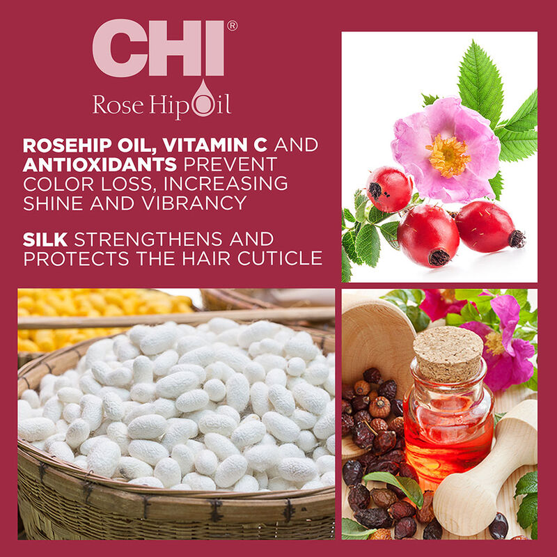 CHI Rose Hip Oil Color Protect Shampoo 340 ml