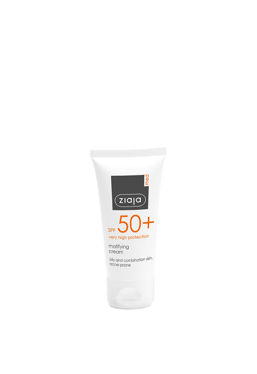 ZIAJA Sun Crème Solaire Matifiante SPF 50+ – 50 ml