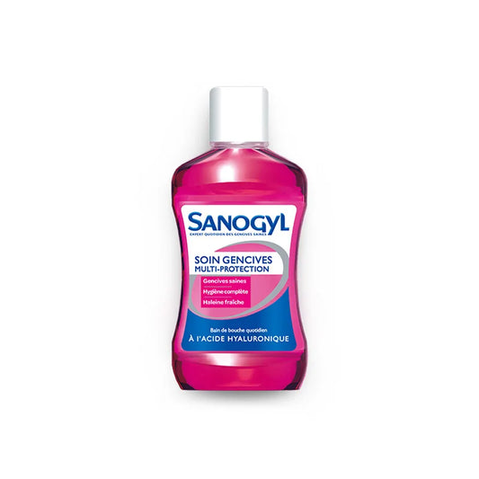 SANOGYL BAIN DE BOUCHE MULTI PROTECTION A L'ACIDE HYALURONIQUE 500 ML