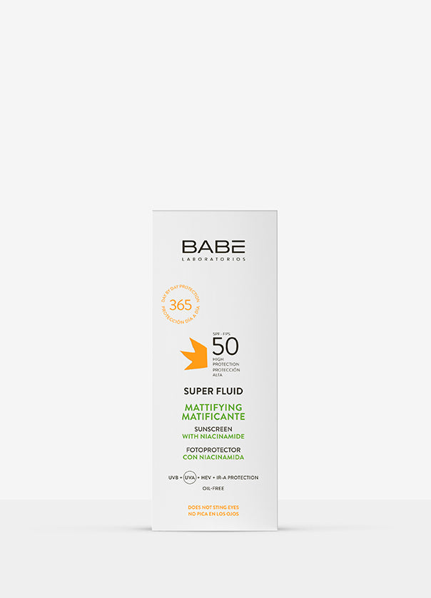 BABÉ Fluide Solaire Visage Matifiant SPF 50 – 50 ml