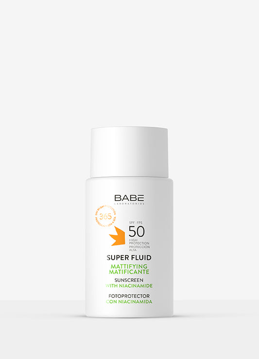 BABÉ Fluide Solaire Visage Matifiant SPF 50 – 50 ml