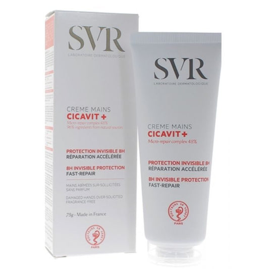 SVR CICAVIT + Crème Mains Protection Invisible 8h - 75g