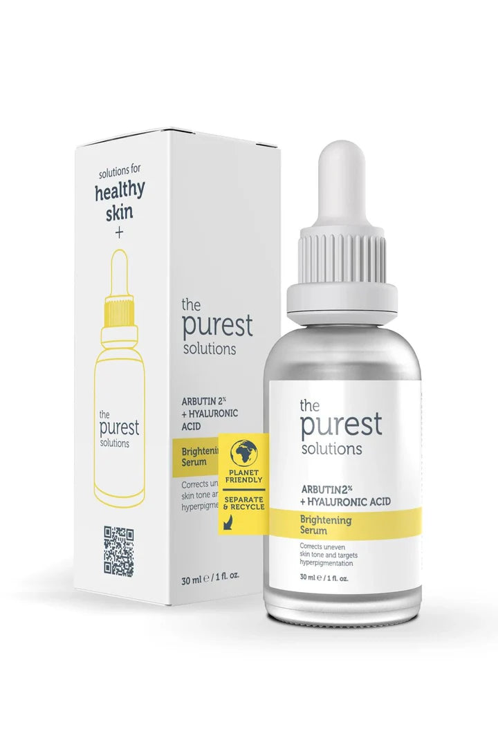 The Purest Solutions Arbutin 2% + Hyaluronic Acid Brightening Serum 30 ML