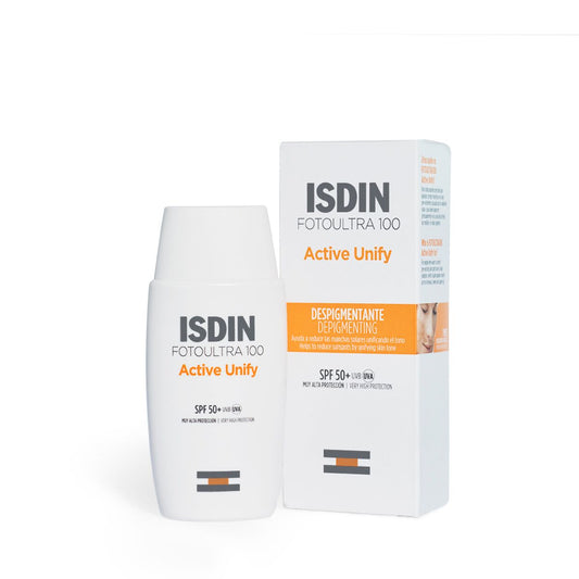 ISDIN FOTOULTRA 100 ACTIVE UNIFY DÉPIGMENTANT ÉCRAN SPF 50+ – 50 ML