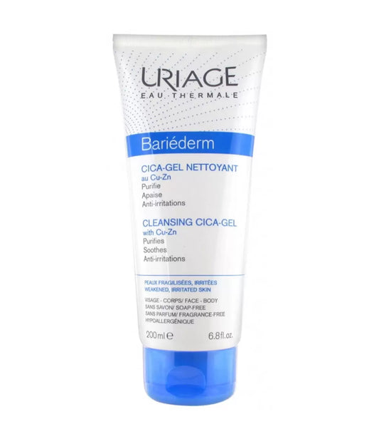 URIAGE BARIEDERM CICA-GEL NETTOYANT AU CU-ZN 200 ML