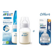 AVENT Biberon Anti-Colique 1M+ - 260 ml + 2 tetites 6M+